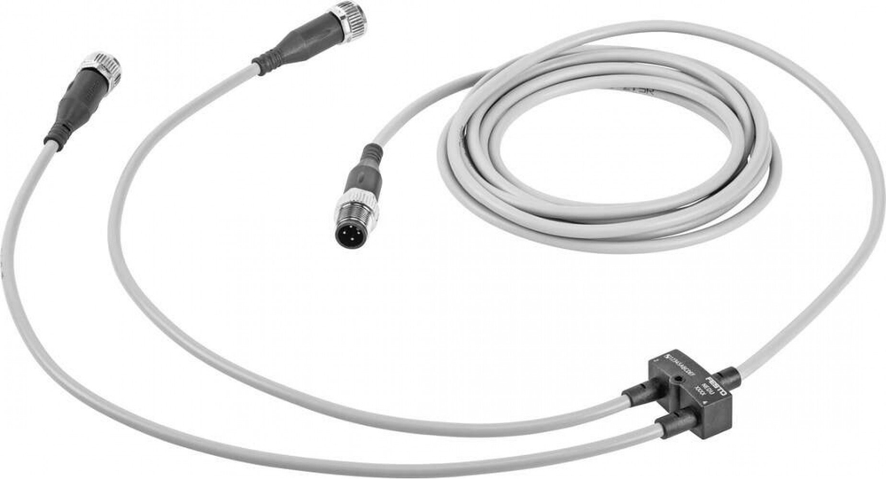 Коллектор Festo NEDY-L2R1-V1-M12G5-U-0.3L-M12G4-2.5R