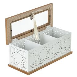 GAEM Шкатулка для чайных пакетиков, L22 W8,5 H9 см