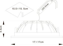 Встраиваемый светильник Arte Lamp