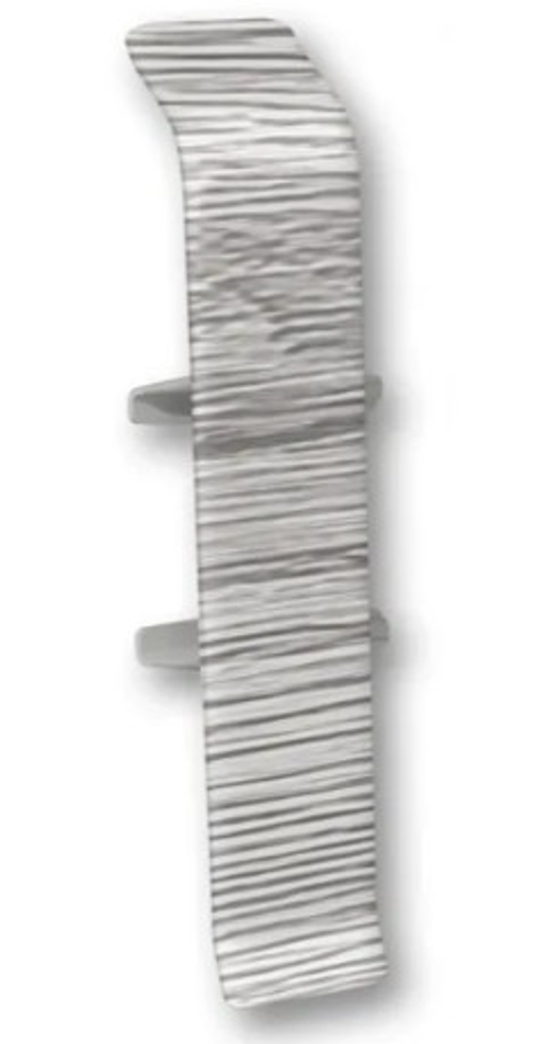 Соединитель для плинтуса 70мм "Деконика", 432 Дуб платиновый