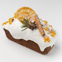 Кекс Рождественский творожный с цукатами апельсина