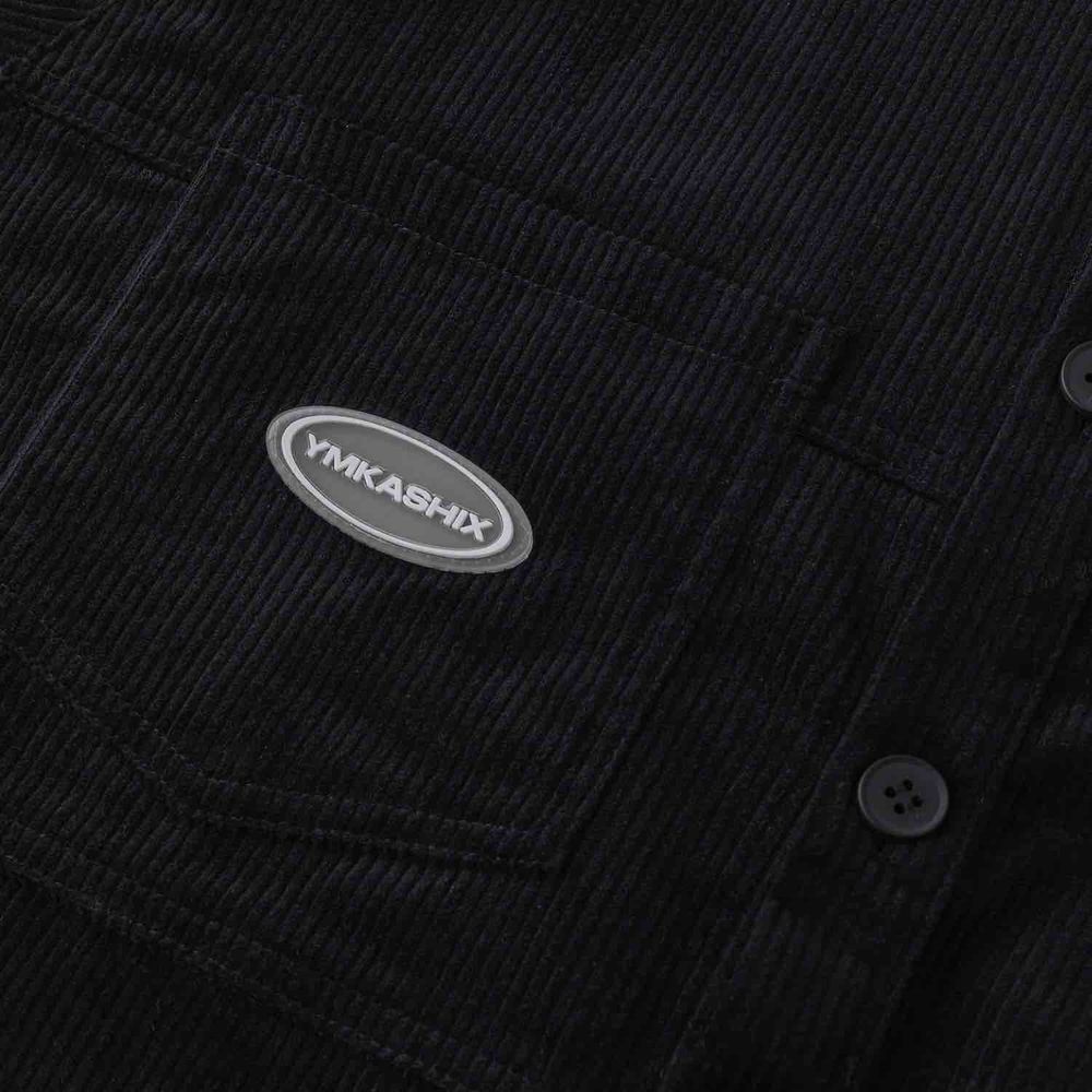 Рубашка Ymkashix Velvet Button черная