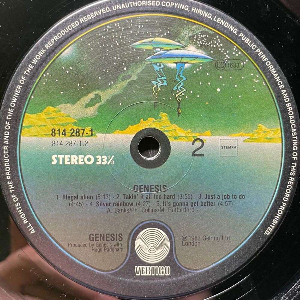 Genesis - Genesis (Голландия 1983г.)