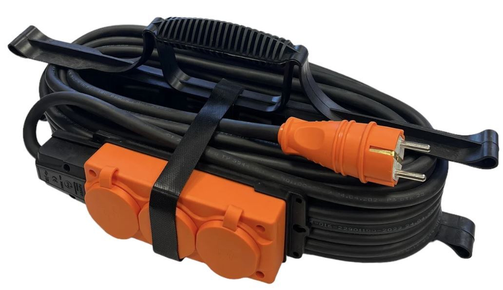 Удлинитель силовой iTOK i-CONNECT-COLOR-SUR-PVS-310-3-54-30-ORANGE
