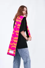 Шарф ЯСЕНПЕНЬ Розово-Оранжевый