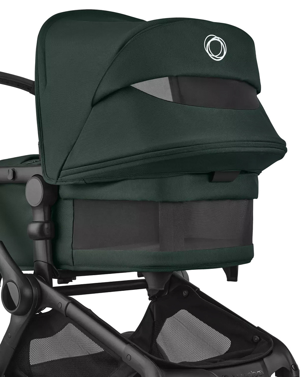 Коляска Bugaboo Fox 5 Renew complete 2 в 1 Black/Fern Green-Fern Green