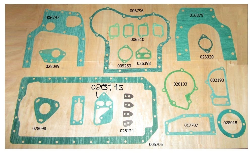 Комплект прокладок двигателя Ricardo K4102DS; TDK 26,42,48,N38,56,66 4LT/Gaskets Kit