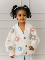 Кардиган с цветами, Молоко