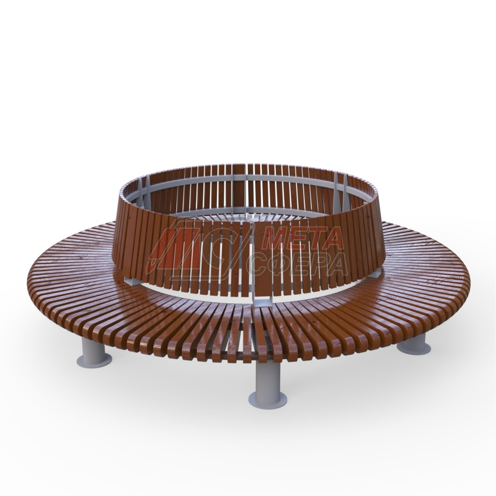 Скамейка Rail Road 01 круг