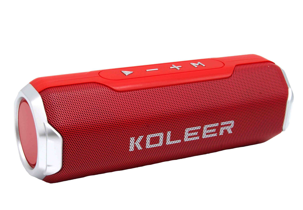 Колонка - Bluetooth KOLEER S218 (красный)