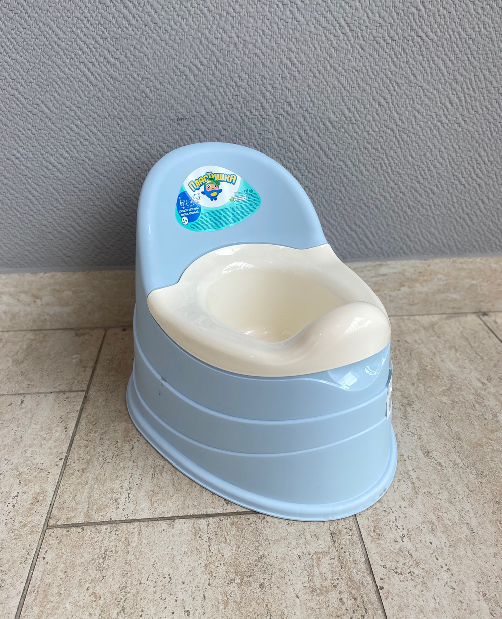 Горшок 390*310*305 голубой музыкальный 431300331