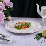 Тарелка классическая d=30 cм,фарфор "NOBLE" серия "Retro Ritz-La Vie En Rose"