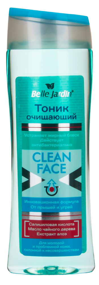 B.J. Clean Face Тоник очищающий от прыщей и угрей 250 мл*30