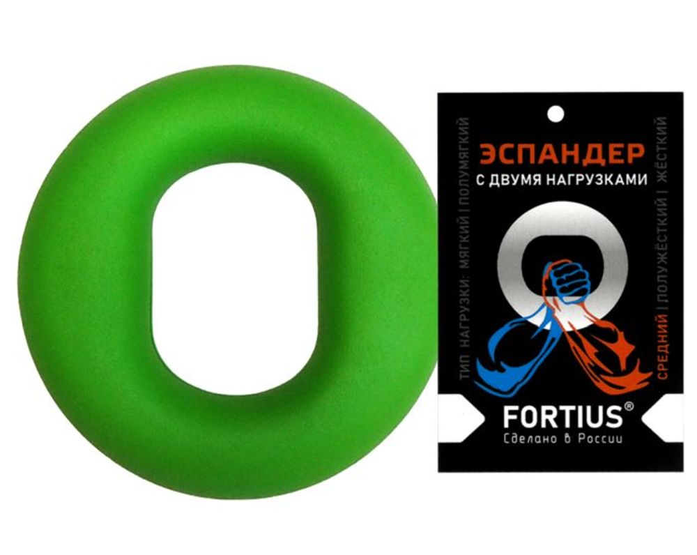 Эспандер кистевой "Fortius" 20-30 кг (зеленый)