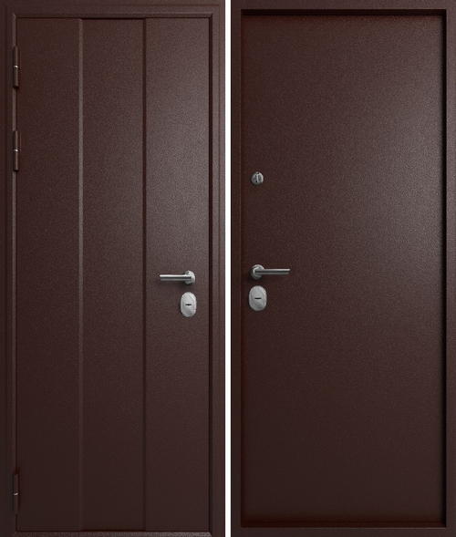 Входная дверь Мегатрон TERMO-5 Медь антик - Медь антик