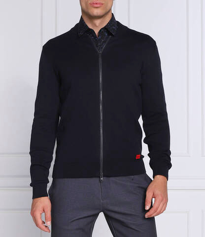 свитер san jaque-c HUGO - темно-синий(50474809)