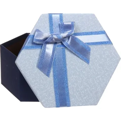 Коробка подарочная «Ванильная нежность» 19*16,5*8,5 см, синий