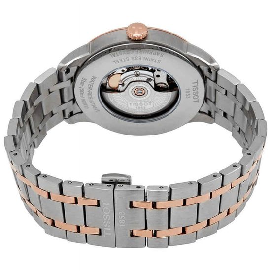Tissot T099.407.22.038.02 мужские часы Tissot Chemin Des Tourelles Powermatic 80 watch back side