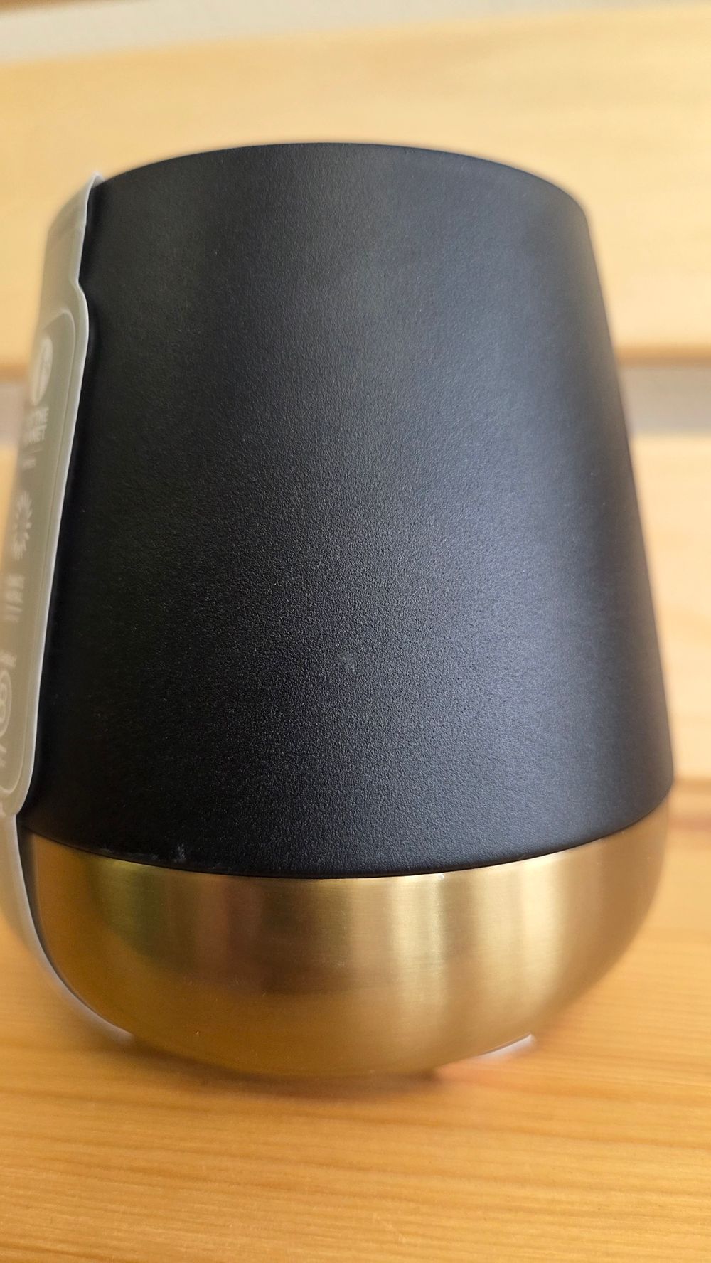 Термостакан Klean Kanteen Rise Wine Tumbler 10oz (280 мл) Limited Edition Black&Gold (повреждена этикетка, потертости)