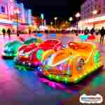 Бамперная машина «Гоночный болид» детская, 2 места, на батареях для проката