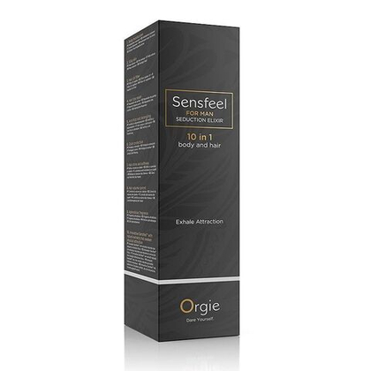 Мужской лосьон для тела и волос с феромонами Orgie Sensfeel For Man Pheromone Seduction Elixir - 100 мл.