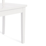 Стул GOLFI (Гольфи) дерево гевея/мдф, 44x54x95, pure white (402)