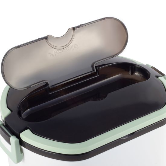 Ланч бокс 750 мл. Kamille KM 2138 (пластик, нержавеющая сталь)