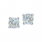 Серьги пусеты Embrasse White 6 мм