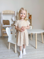 Платье с коротким рукавом Mjölk Sand Leopard