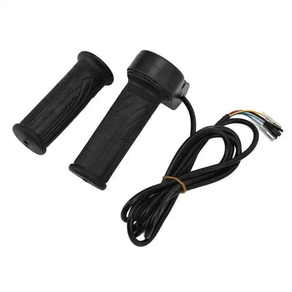 Ручка газа, кнопка и грипса для электросамоката (кабель 2 метра)