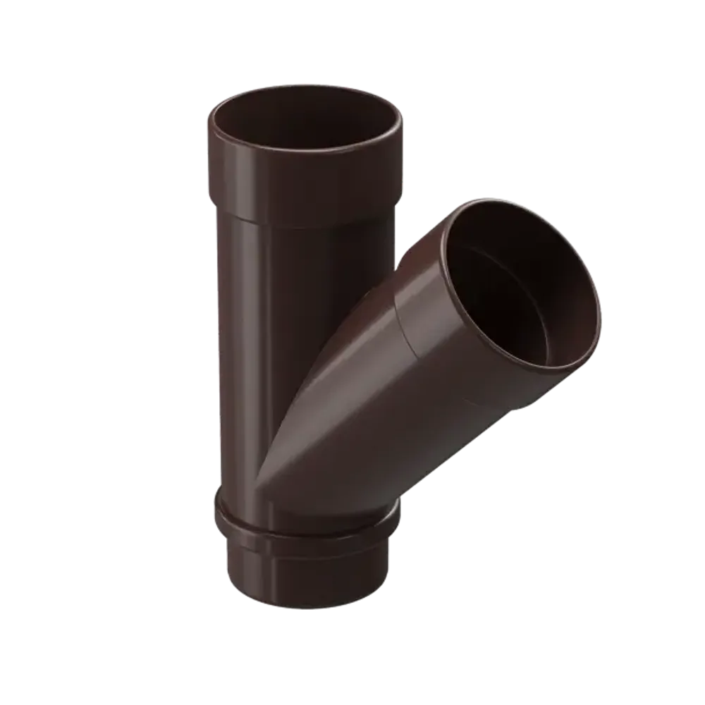 Тройник 45˚ для водосточной трубы LUX