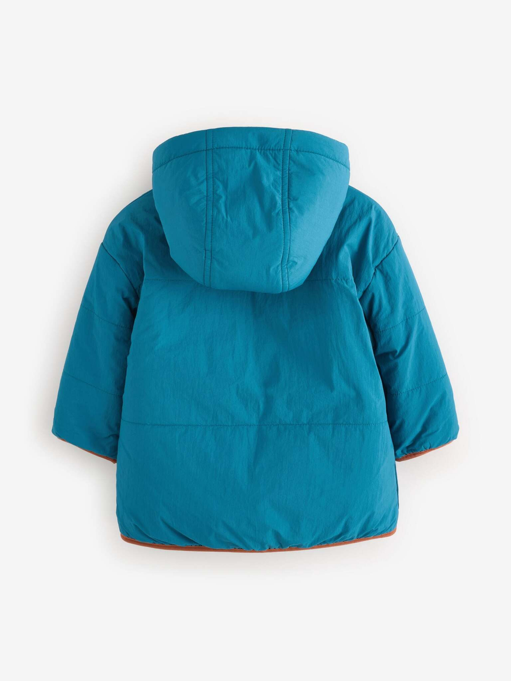 Куртка двусторонняя с капюшоном Next Q60-462, Синий, Бежевый