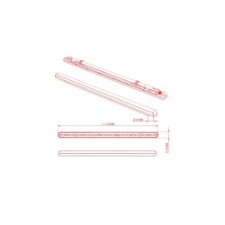 Линейный светодиодный светильник ЭРА SPP-201-0-65K-048 48Вт 6500К IP65 1500 матовый