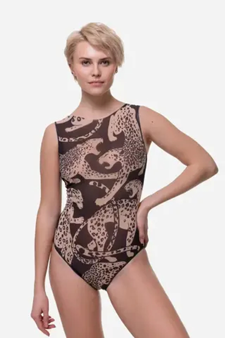 Купальник без рукава "Дикая кошка"