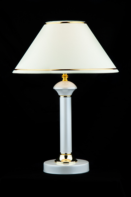 Настольная лампа 60019/1 глянцевый белый