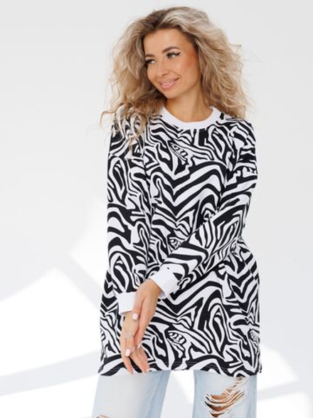 Свитшот кофта из футера оверсайз