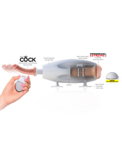 Секс-машина для пар с пультом управления Fetish Fantasy Series International Couples Sex Machine (Цвет: белый)