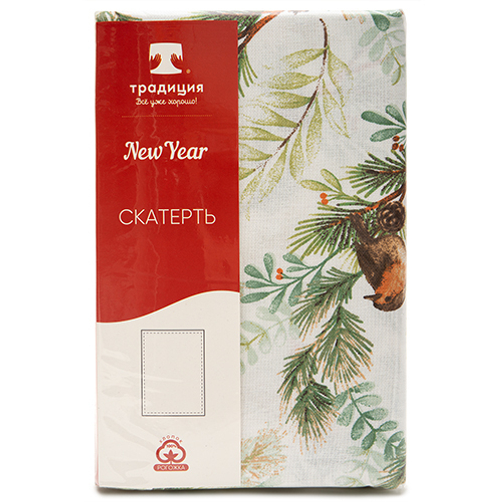 Скатерть 145*180см Лес «NewYear»