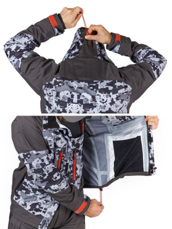 Костюм демисезон. Norfin PRO DRY 3 CAMO 06 р.XXXL