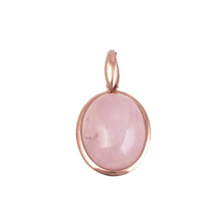 Кулон Qudo Anhanger Alina pink quartz 400520 R/RG цвет розовый, золотой