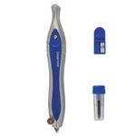 Готовальня BRAUBERG "Extra", 3 предмета (циркуль 120 мм, точилка, грифель), в пенале, 210685