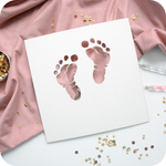 Заготовка для тиснения "Отпечаток ножки"