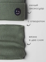 Шапка и снуд для мальчика на осень