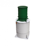 Станция биологической очистки Коло Веси Zorde 4 Long самотечная/ 800 л. в сутки / до 5 чел. / самотечный сброс / компрессорный аэрация (1250x1250x2680см;150кг;) - арт.560218