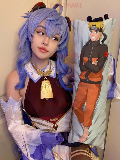 Мини дакимакура Наруто Узумаки из Наруто арт. M0319, 60х20 см