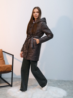 Полупальто демисезонное "2026" кофе