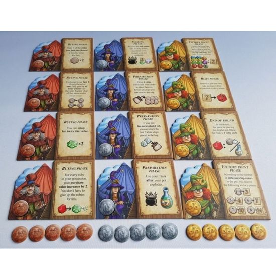 Настольная игра Шарлатаны из Кведлинбурга дополнение Ведьмы-травницы