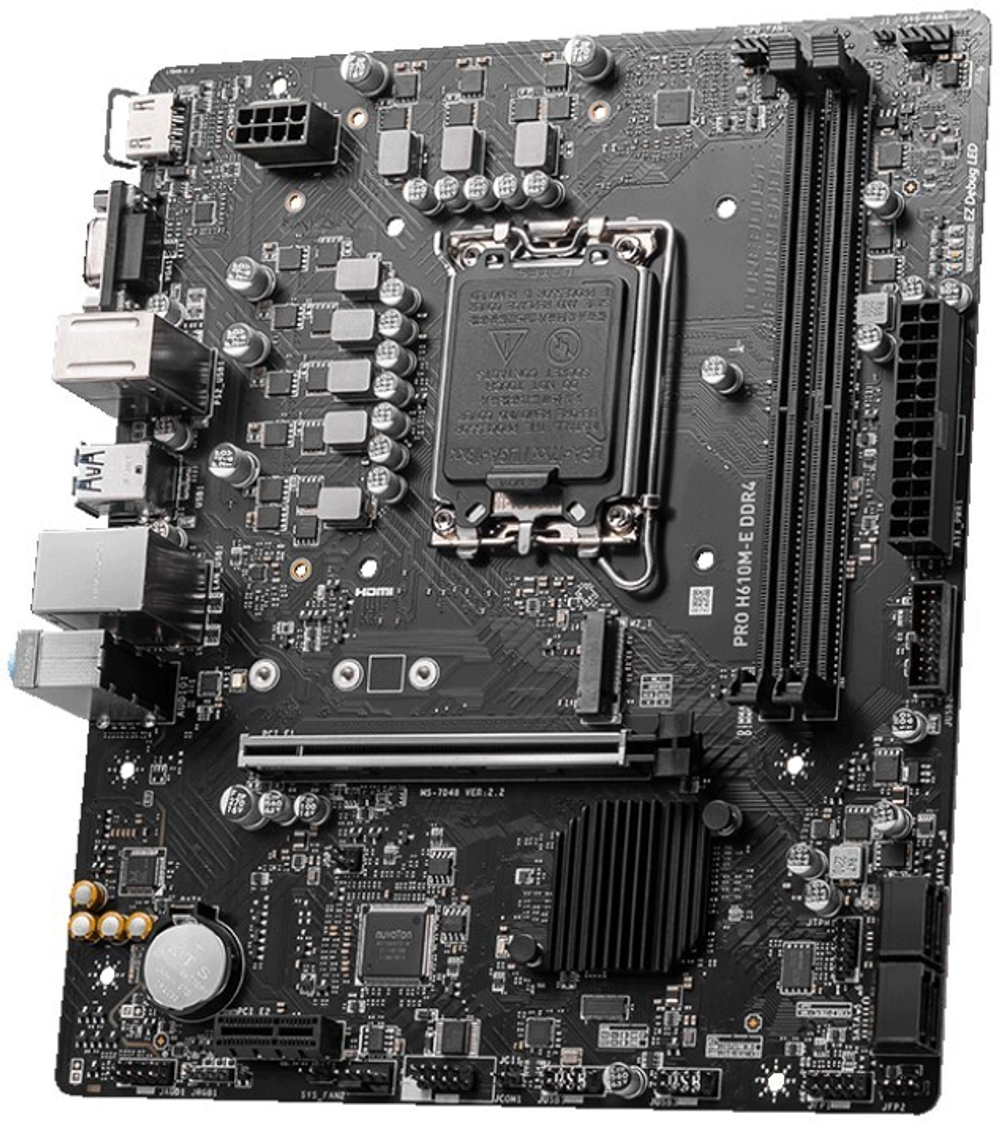 Материнская плата mATX MSI PRO H610M-E DDR4