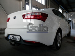 Фаркоп оцинкованный Galia K037A для Kia Rio III хетчбек/седан 2011-2017(паспорт и сертификат в комплекте)(без электрики)