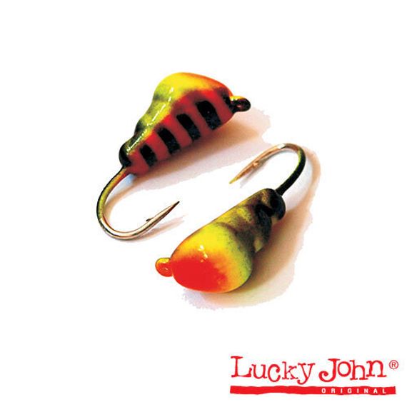 Мормышка вольфрамовая Lucky John МУРАВЕЙ крашеная с петелькой 040/55